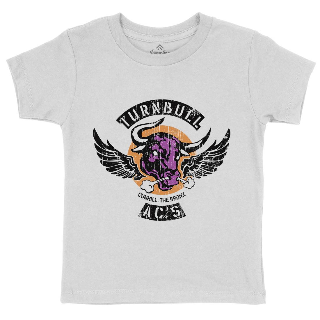Turnbull Acs Kids Organic Crew Neck T-Shirt Retro D280
