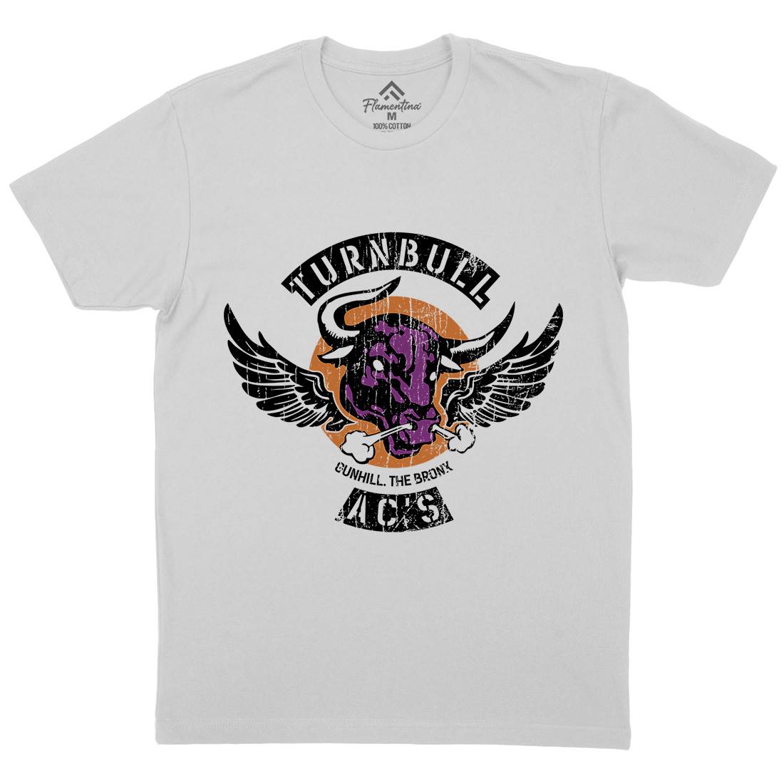 Turnbull Acs Mens Crew Neck T-Shirt Retro D280