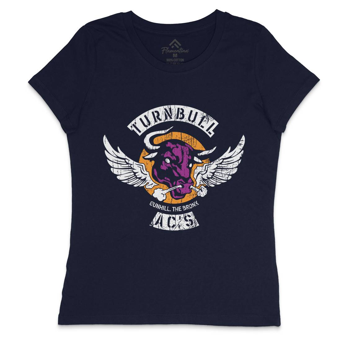 Turnbull Acs Womens Crew Neck T-Shirt Retro D280