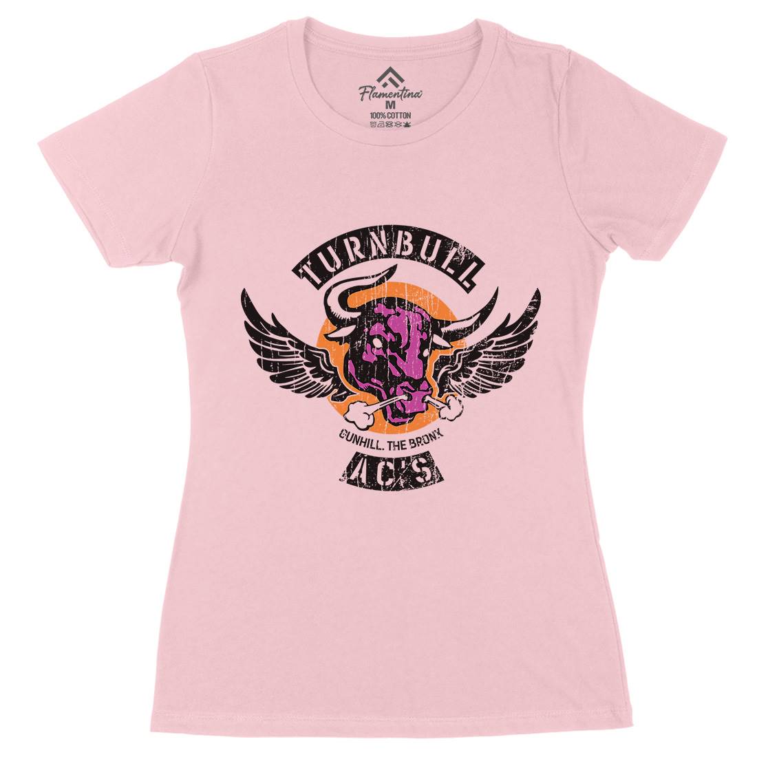 Turnbull Acs Womens Organic Crew Neck T-Shirt Retro D280