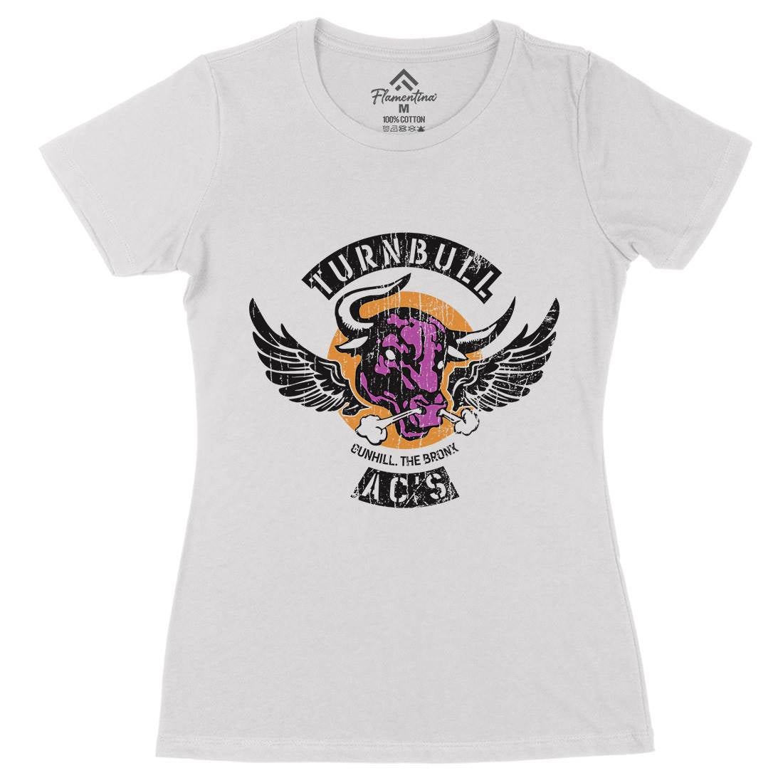 Turnbull Acs Womens Organic Crew Neck T-Shirt Retro D280