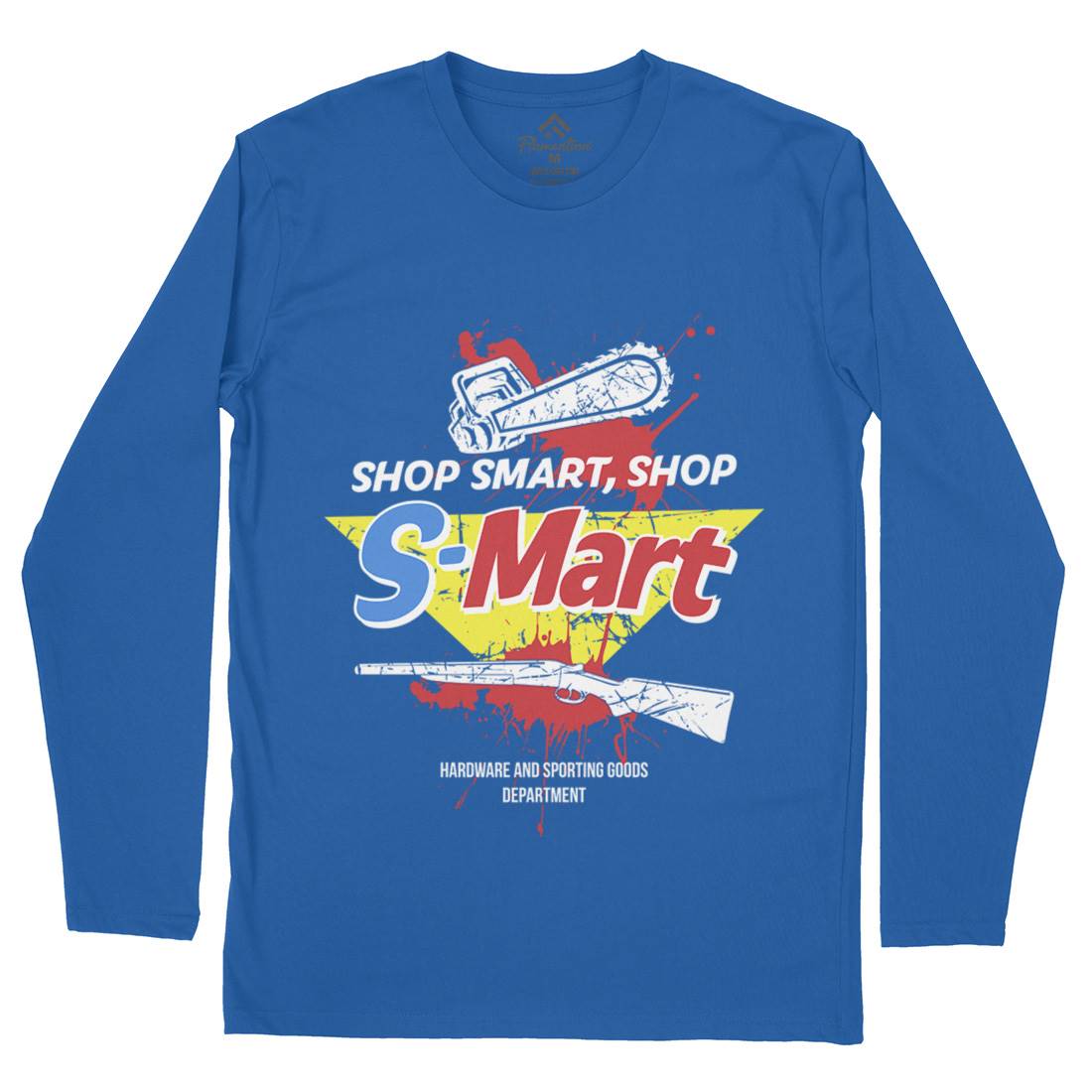 S-Mart Mens Long Sleeve T-Shirt Horror D281