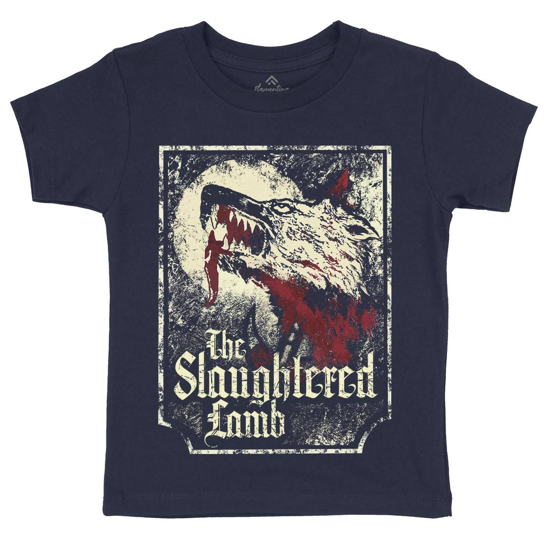 Slaughtered Lamb Kids Crew Neck T-Shirt Horror D282