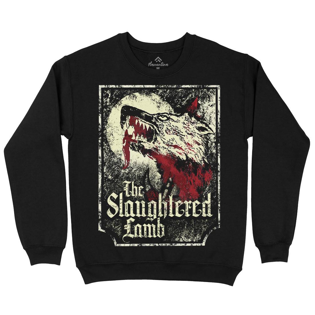 Slaughtered Lamb Mens Crew Neck Sweatshirt Horror D282