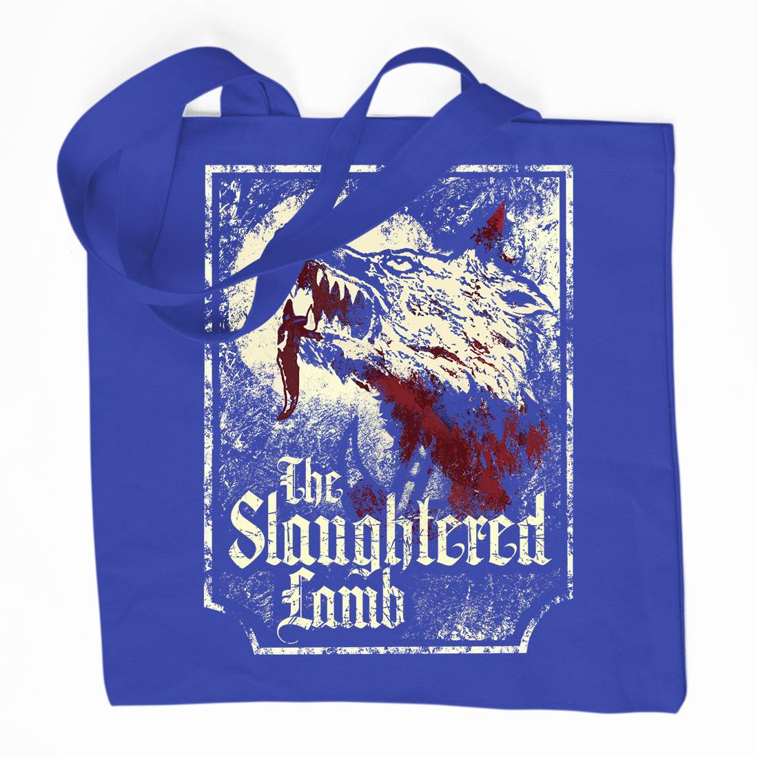 Slaughtered Lamb Organic Premium Cotton Tote Bag Horror D282