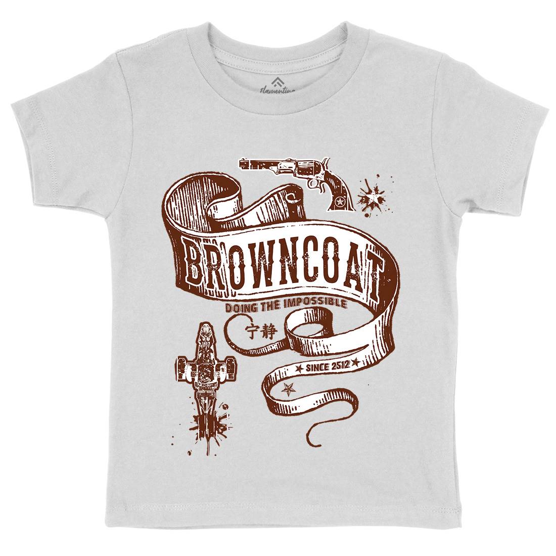 Browncoat Kids Organic Crew Neck T-Shirt Space D283