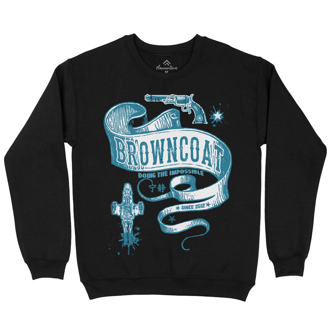 Browncoat Mens Crew Neck Sweatshirt Space D283