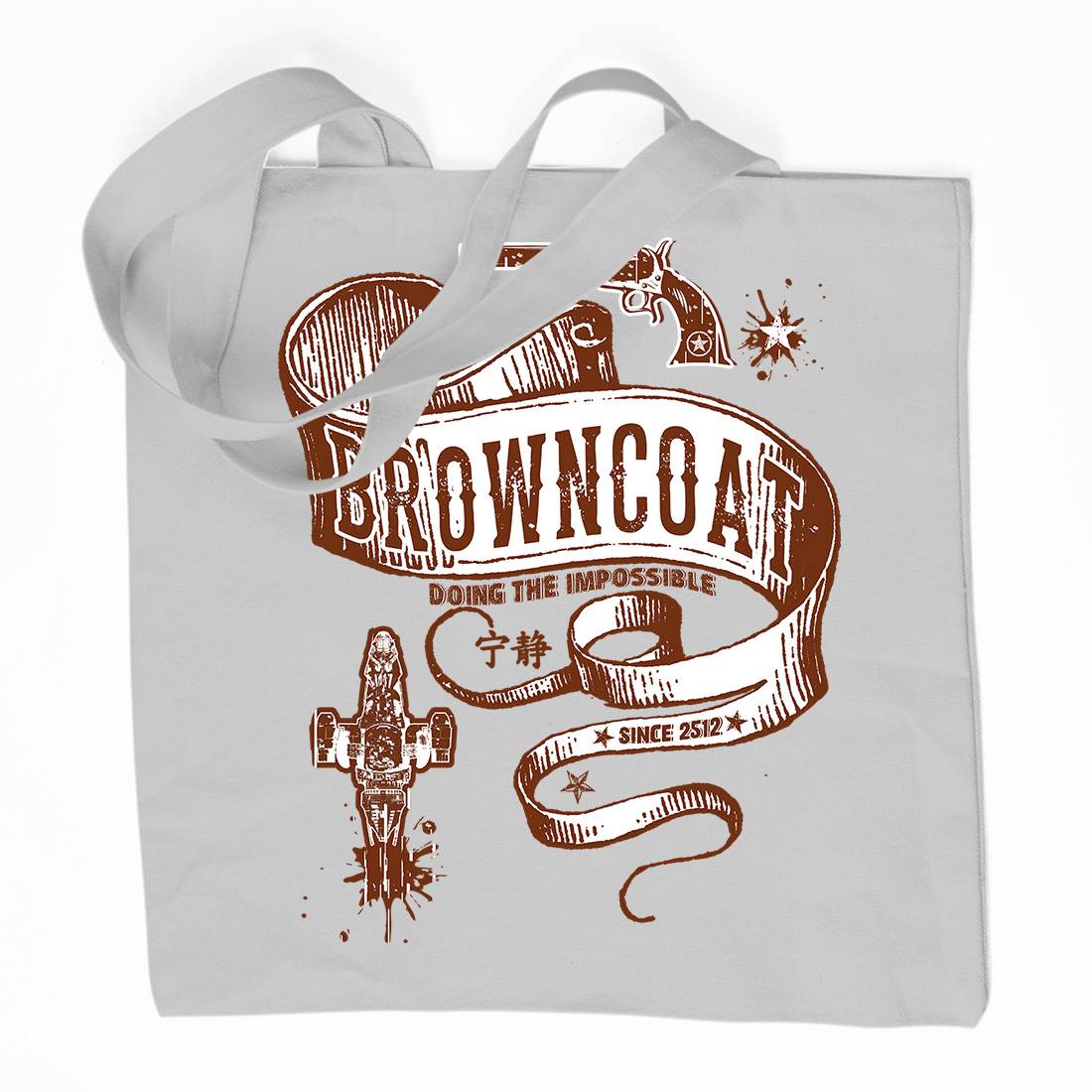 Browncoat Organic Premium Cotton Tote Bag Space D283