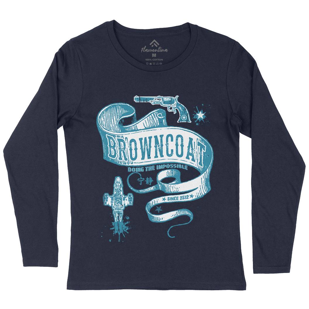 Browncoat Womens Long Sleeve T-Shirt Space D283