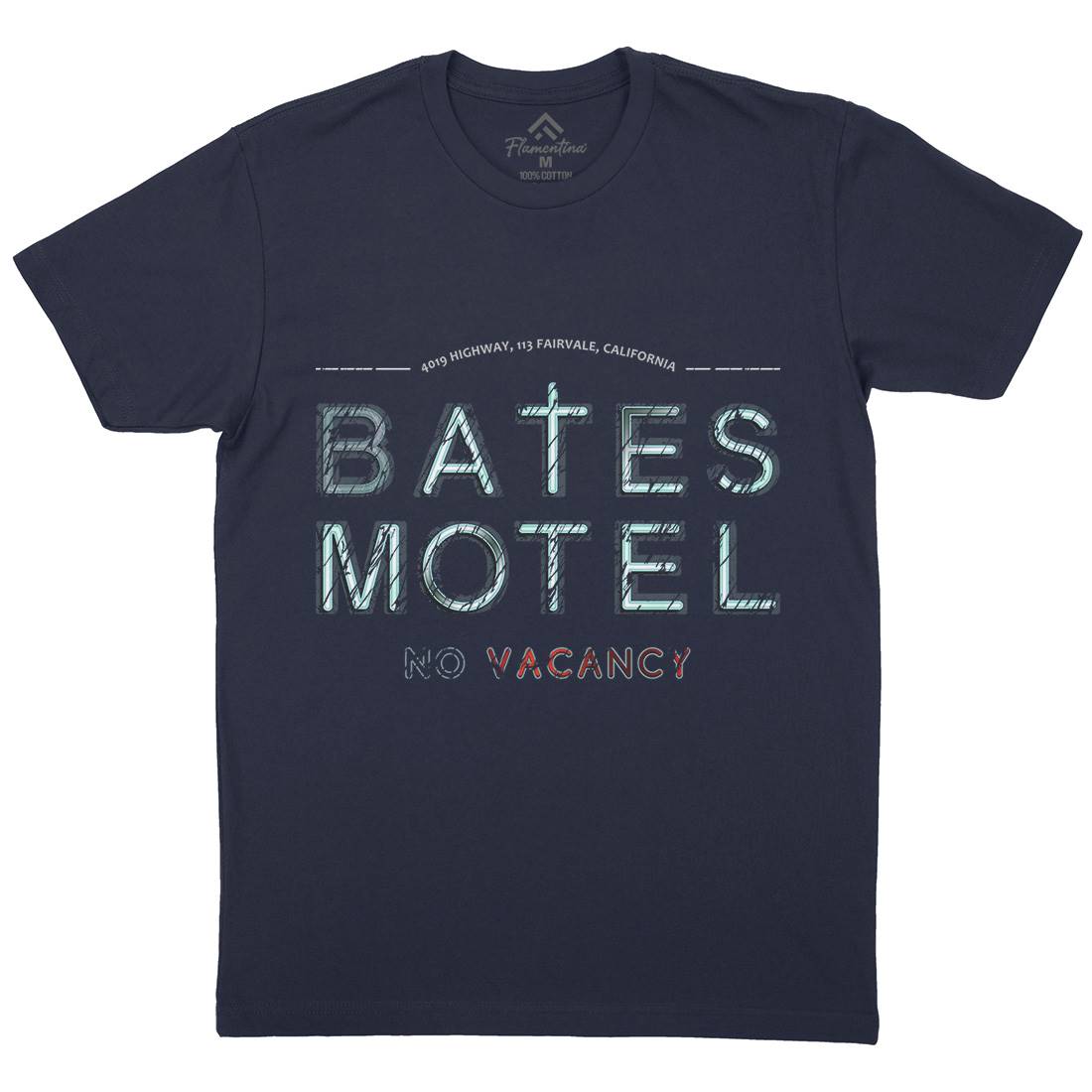 Bates Motel Mens Crew Neck T-Shirt Horror D285