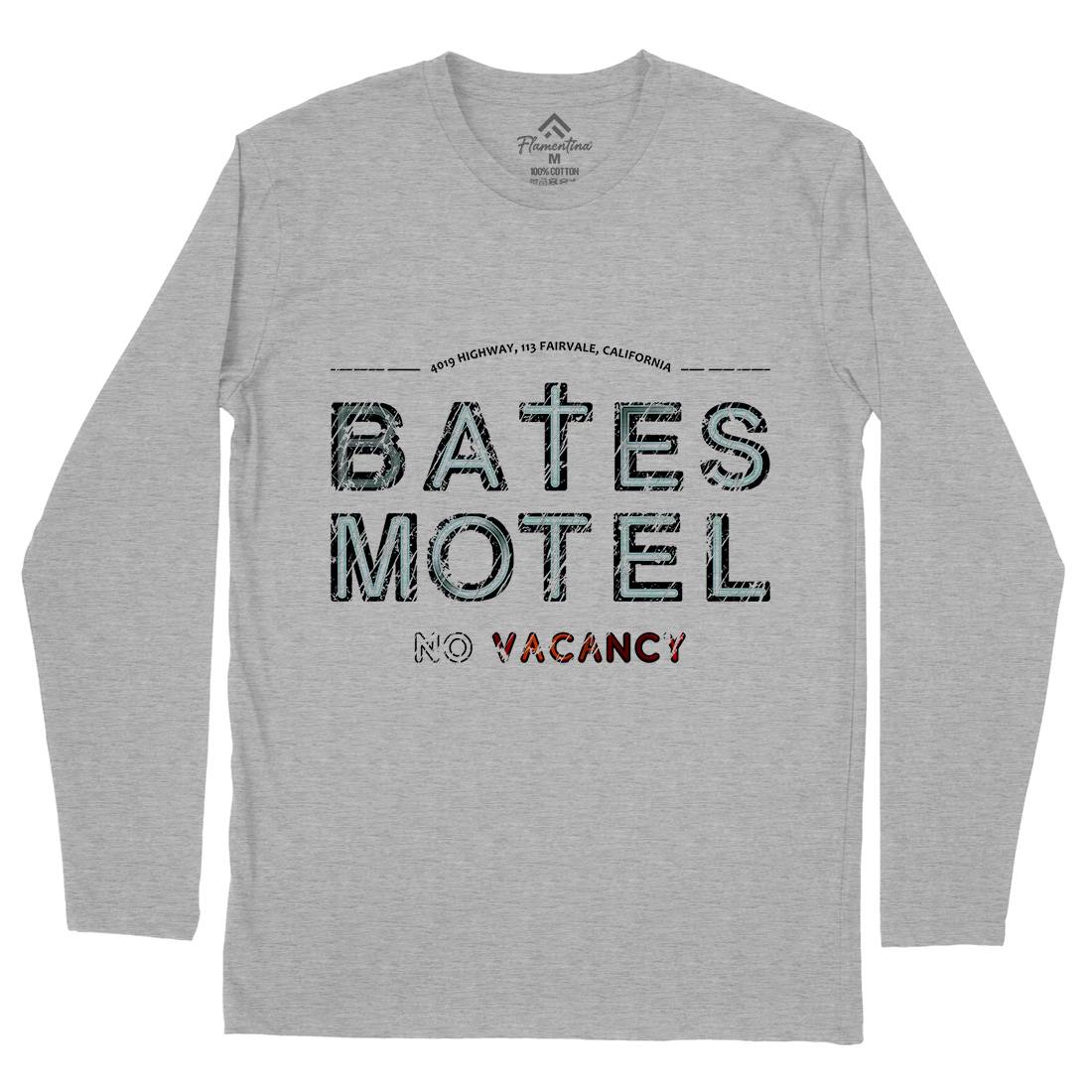 Bates Motel Mens Long Sleeve T-Shirt Horror D285