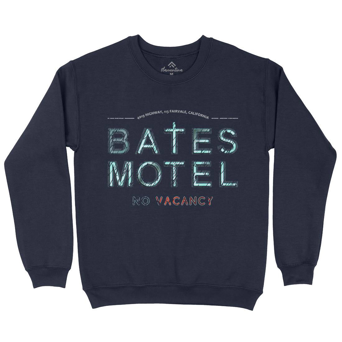Bates Motel Mens Crew Neck Sweatshirt Horror D285