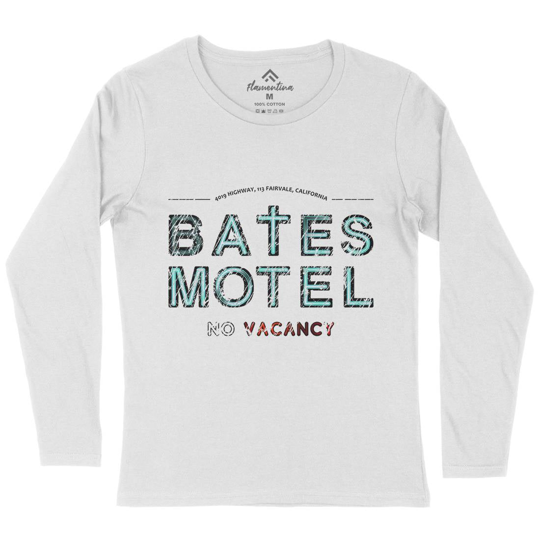 Bates Motel Womens Long Sleeve T-Shirt Horror D285