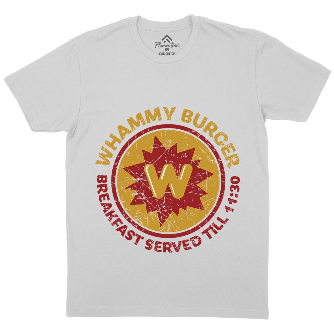 Whammy Burger Mens Crew Neck T-Shirt Food D286
