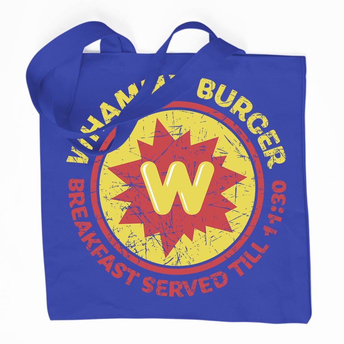 Whammy Burger Organic Premium Cotton Tote Bag Food D286