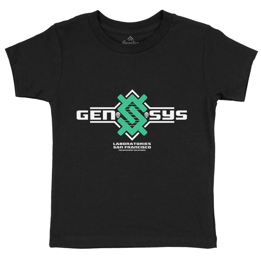 Gen-Sys Kids Organic Crew Neck T-Shirt Space D287