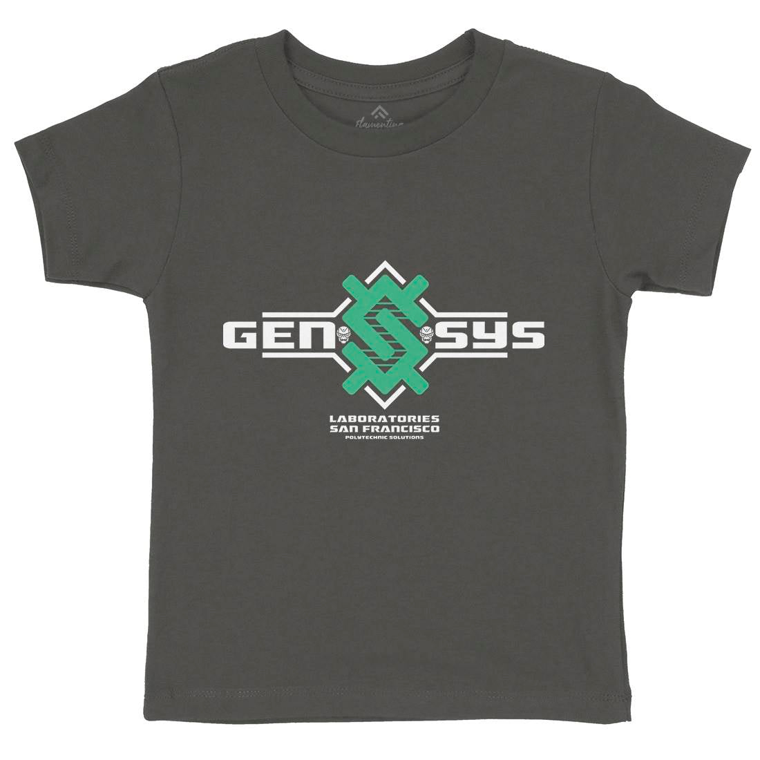 Gen-Sys Kids Organic Crew Neck T-Shirt Space D287