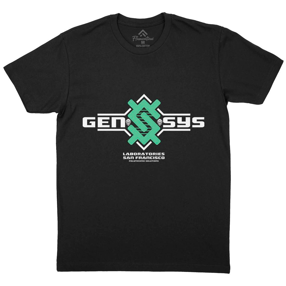 Gen-Sys Mens Crew Neck T-Shirt Space D287