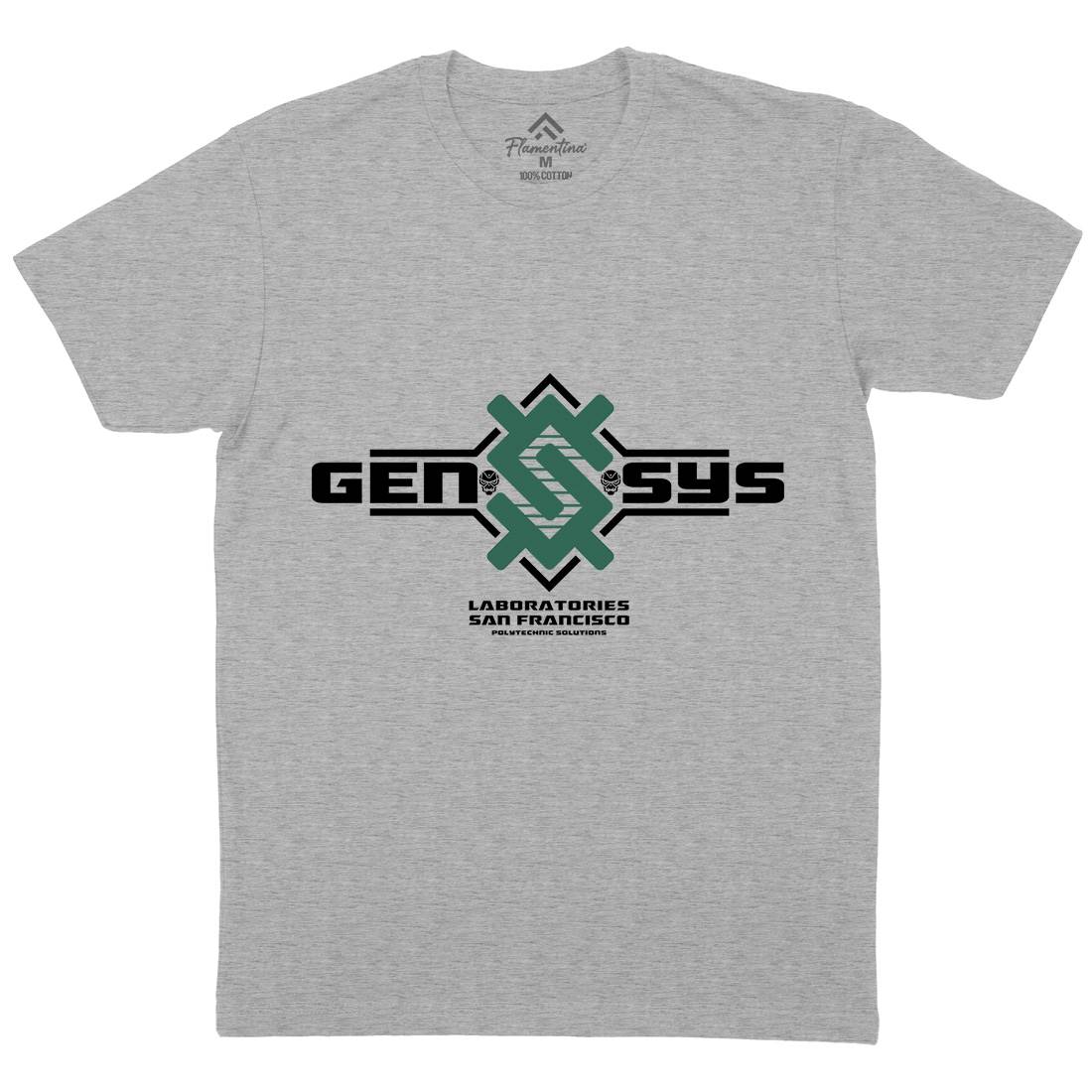 Gen-Sys Mens Crew Neck T-Shirt Space D287