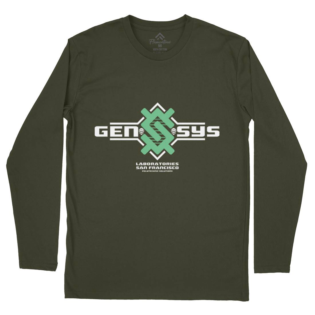 Gen-Sys Mens Long Sleeve T-Shirt Space D287