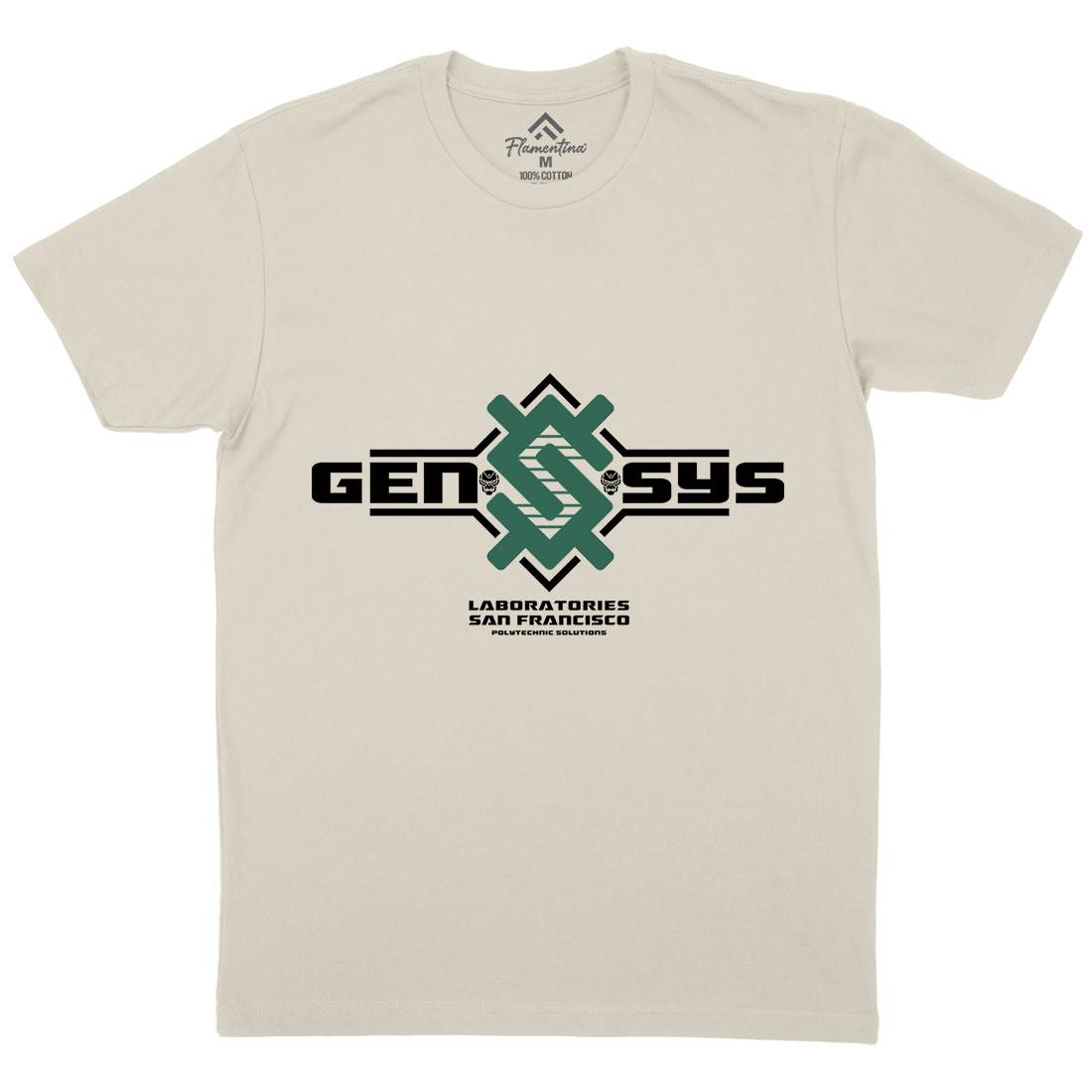 Gen-Sys Mens Organic Crew Neck T-Shirt Space D287