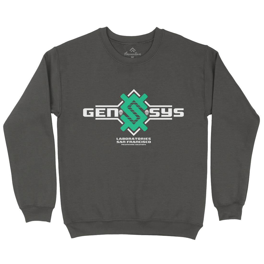 Gen-Sys Mens Crew Neck Sweatshirt Space D287