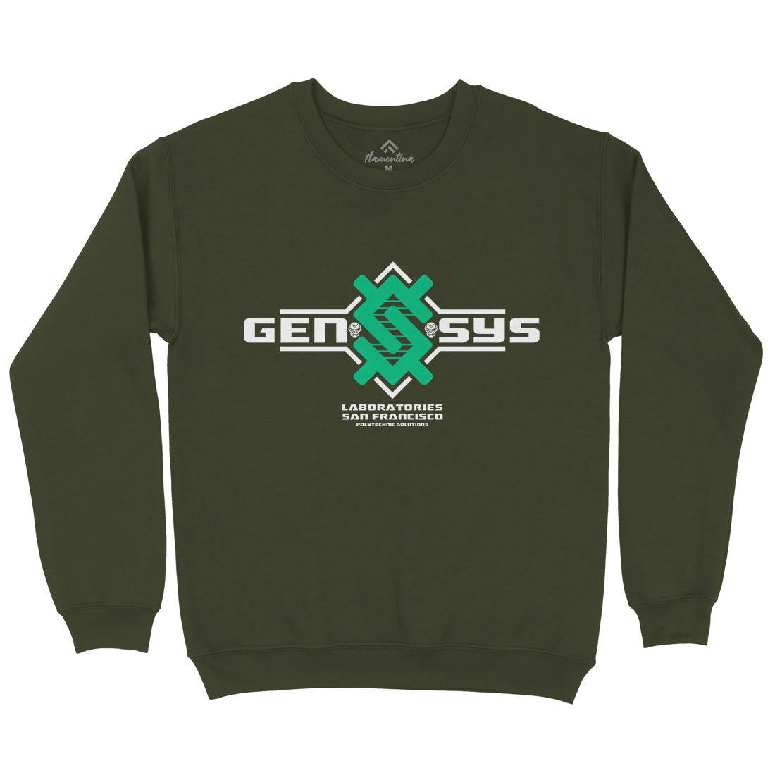 Gen-Sys Mens Crew Neck Sweatshirt Space D287