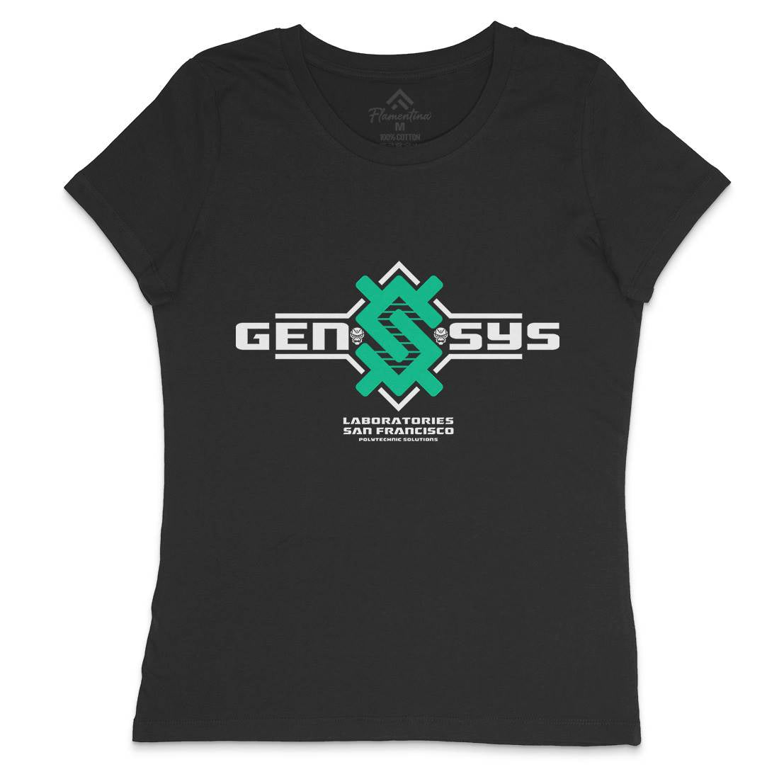 Gen-Sys Womens Crew Neck T-Shirt Space D287