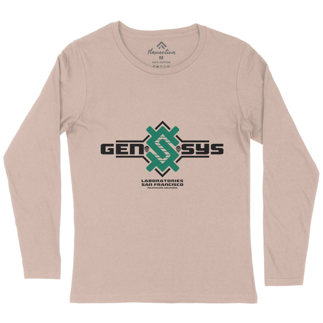 Gen-Sys Womens Long Sleeve T-Shirt Space D287