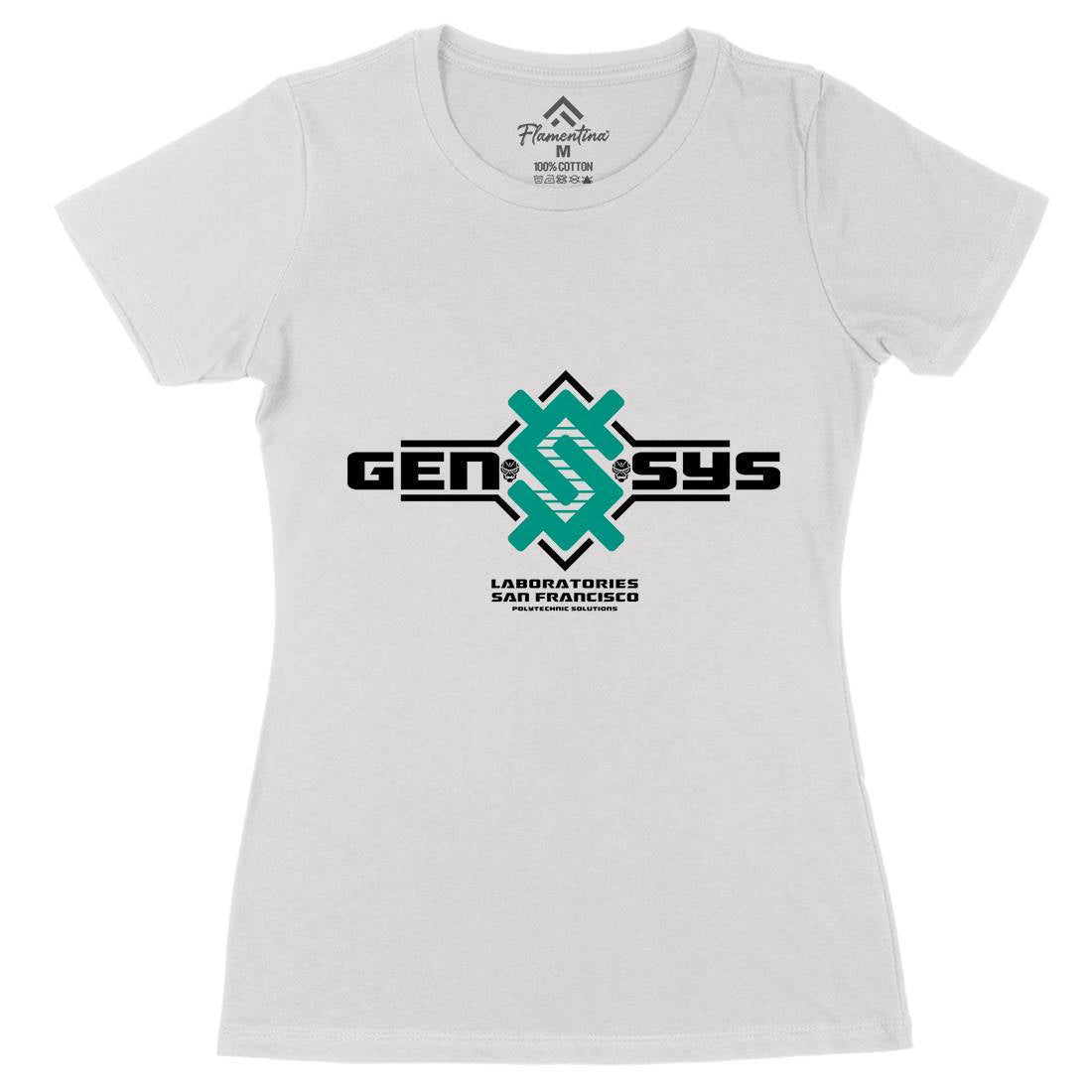 Gen-Sys Womens Organic Crew Neck T-Shirt Space D287