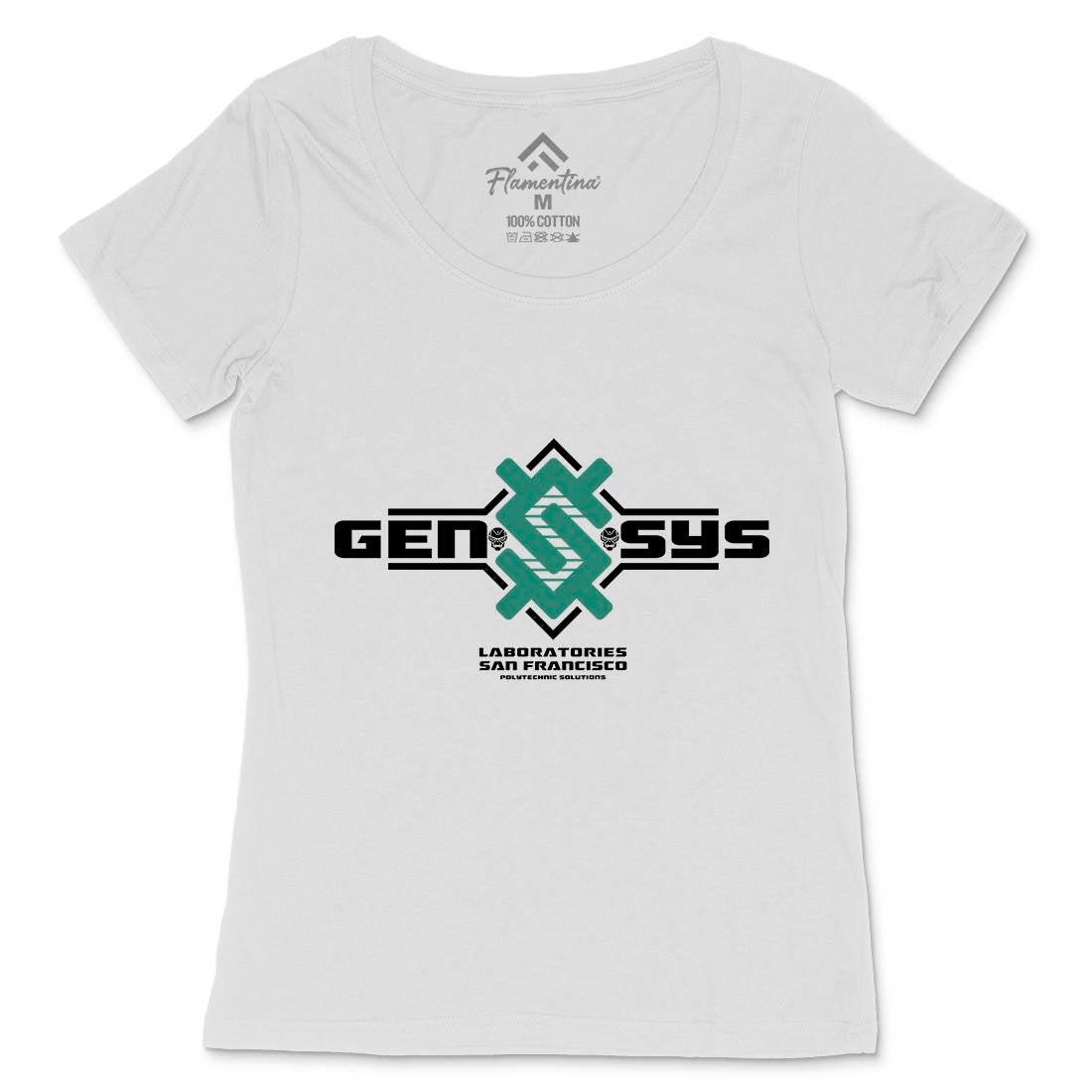 Gen-Sys Womens Scoop Neck T-Shirt Space D287