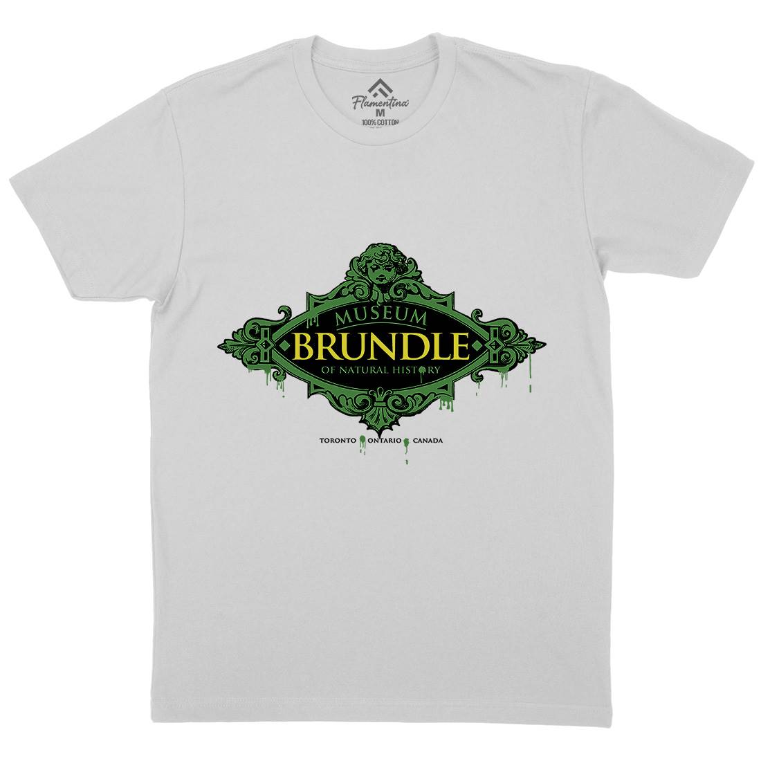 Brundle Museum Mens Crew Neck T-Shirt Horror D288
