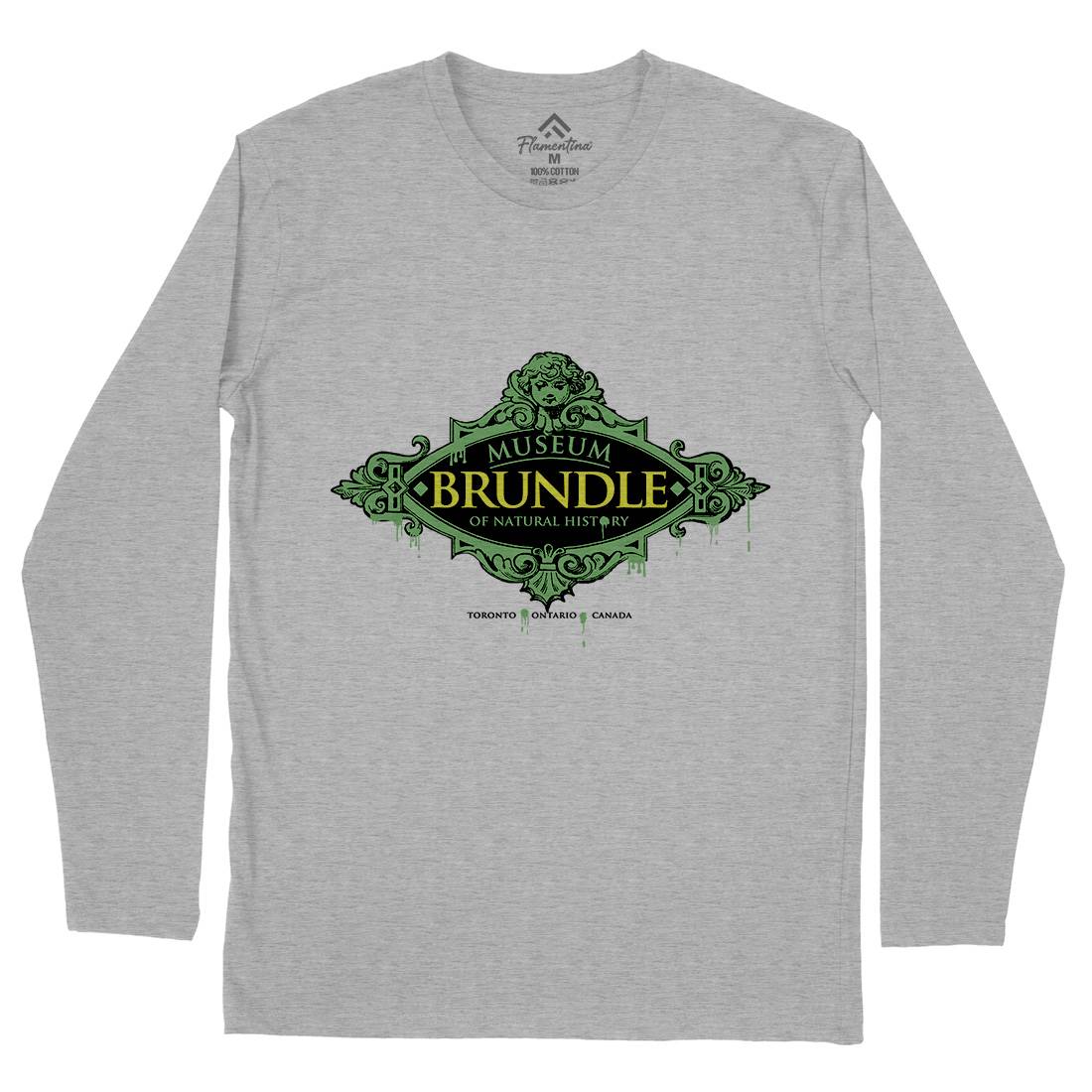 Brundle Museum Mens Long Sleeve T-Shirt Horror D288