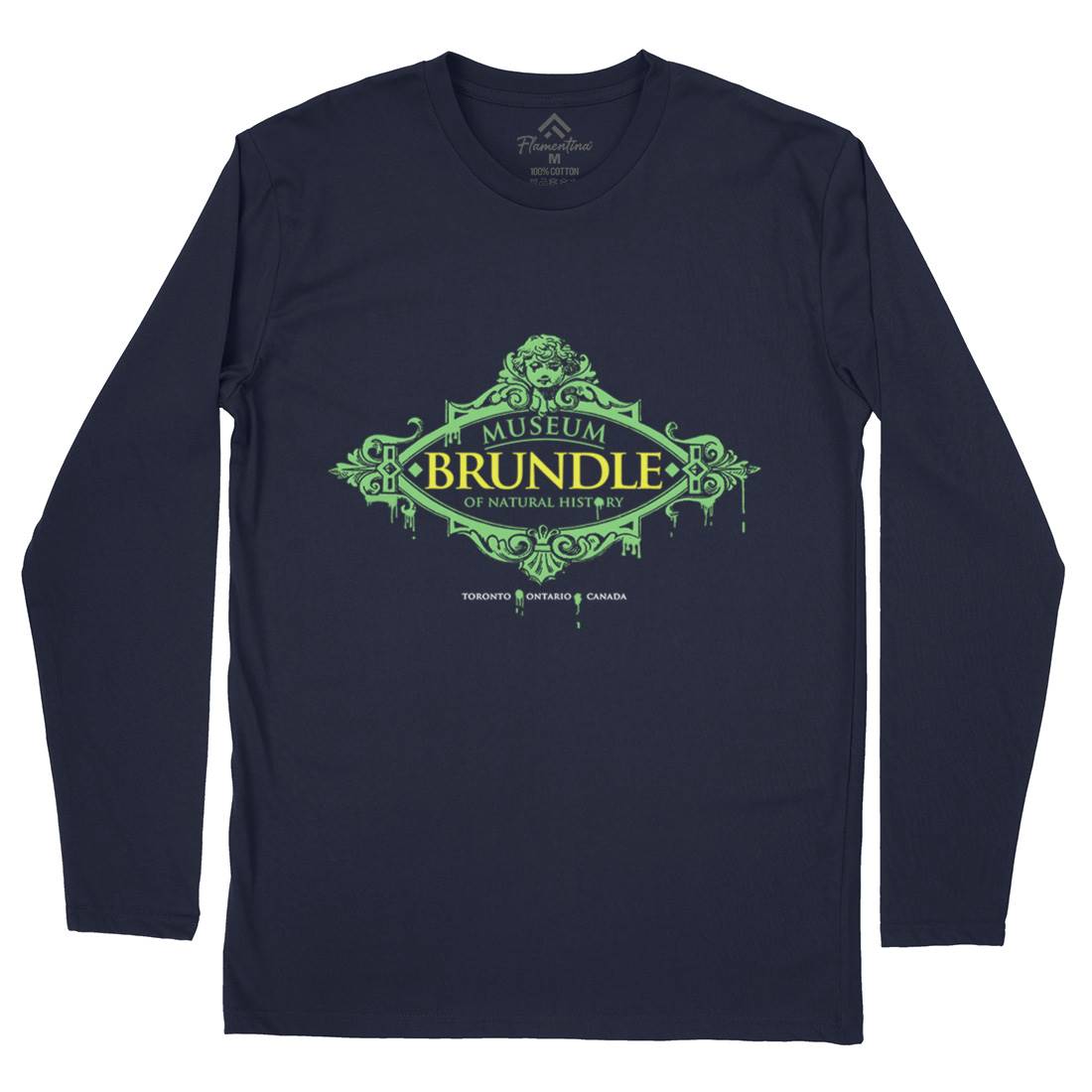 Brundle Museum Mens Long Sleeve T-Shirt Horror D288