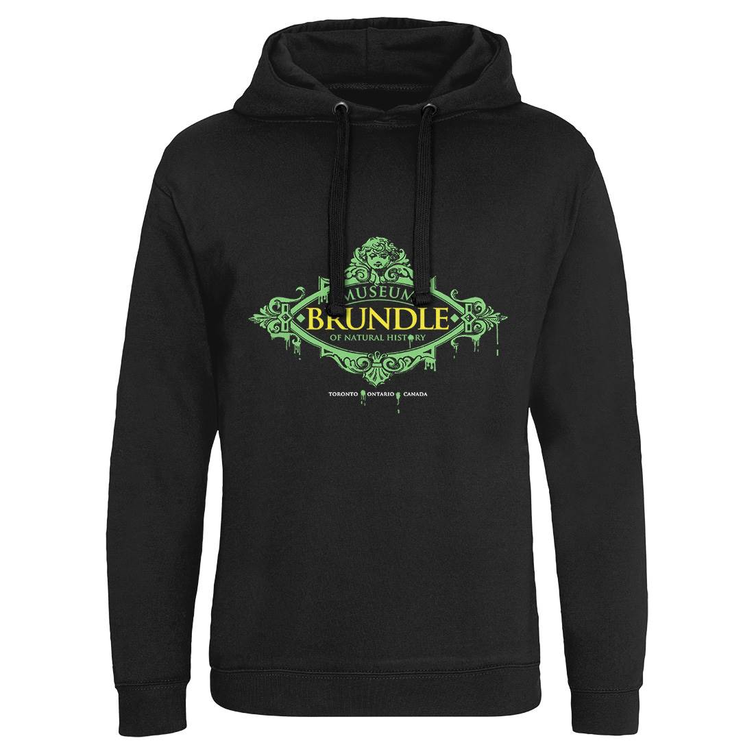 Brundle Museum Mens Hoodie Without Pocket Horror D288