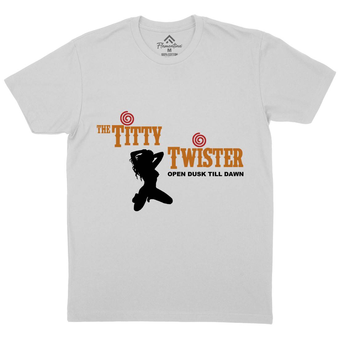 Titty Twister Mens Crew Neck T-Shirt Horror D289