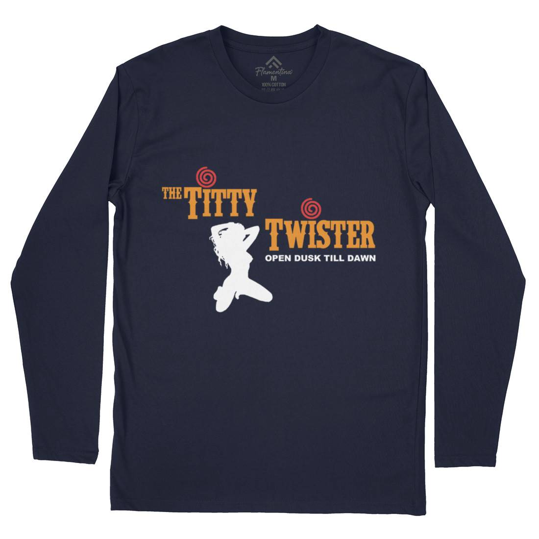 Titty Twister Mens Long Sleeve T-Shirt Horror D289