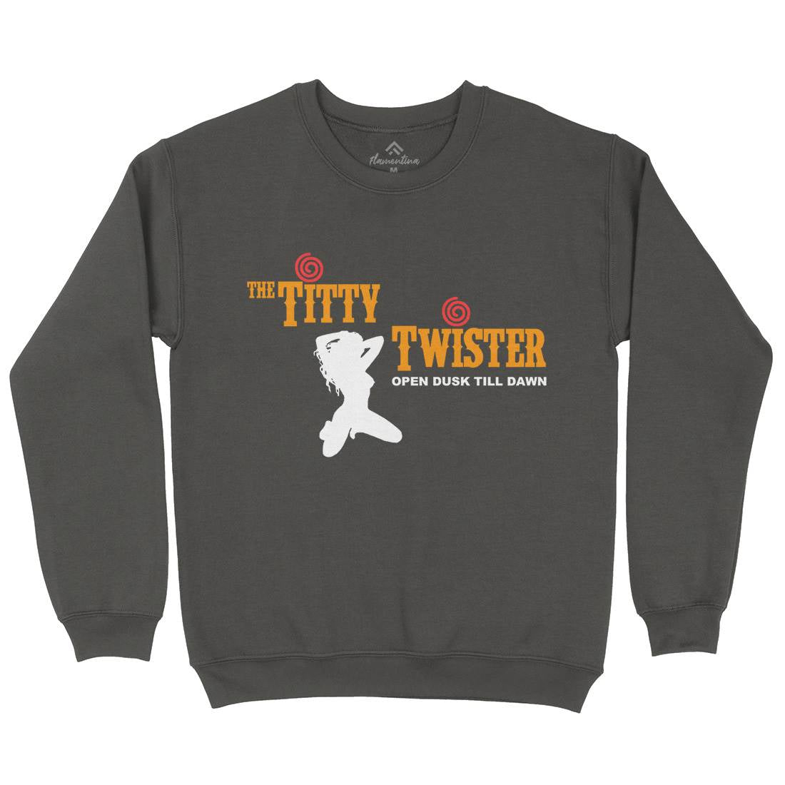 Titty Twister Kids Crew Neck Sweatshirt Horror D289