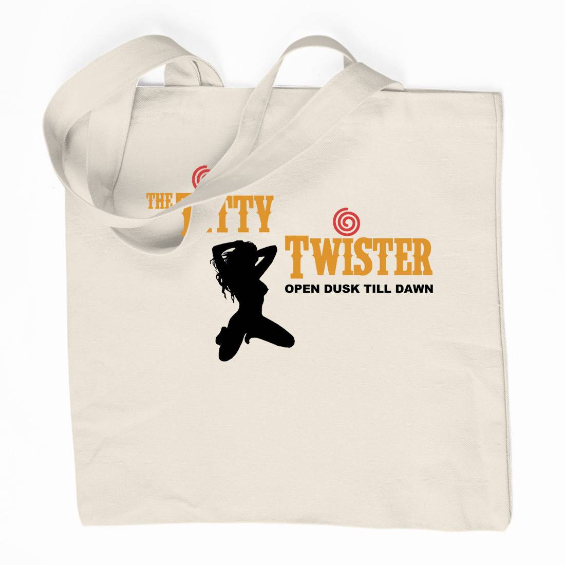 Titty Twister Organic Premium Cotton Tote Bag Horror D289