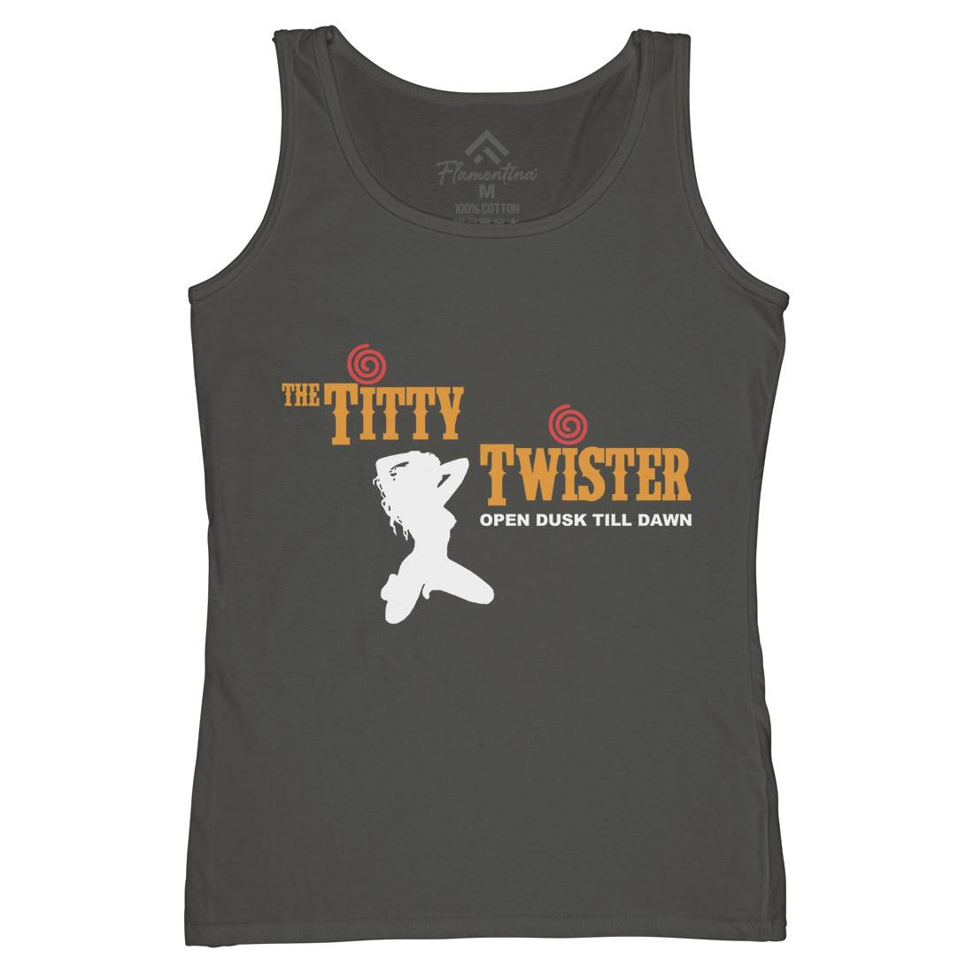 Titty Twister Womens Organic Tank Top Vest Horror D289