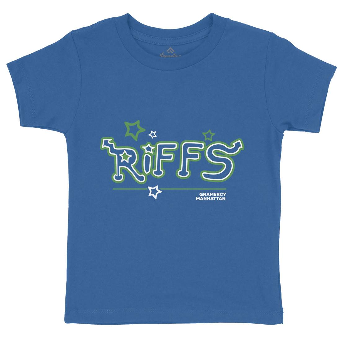 Riffs Kids Crew Neck T-Shirt Retro D290