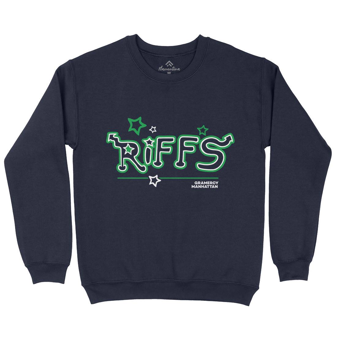 Riffs Kids Crew Neck Sweatshirt Retro D290