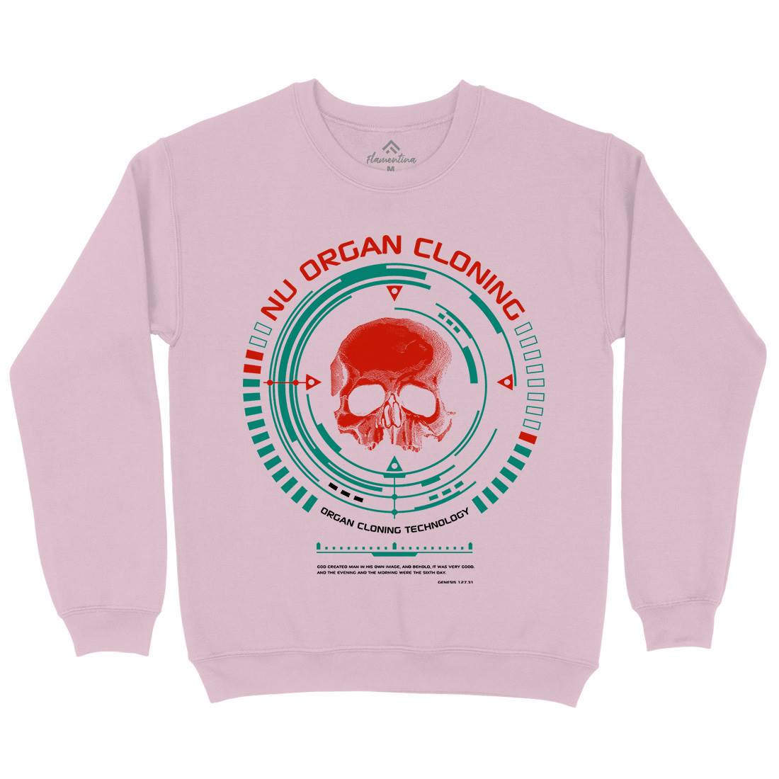 Nu Organ Cloning Kids Crew Neck Sweatshirt Space D291