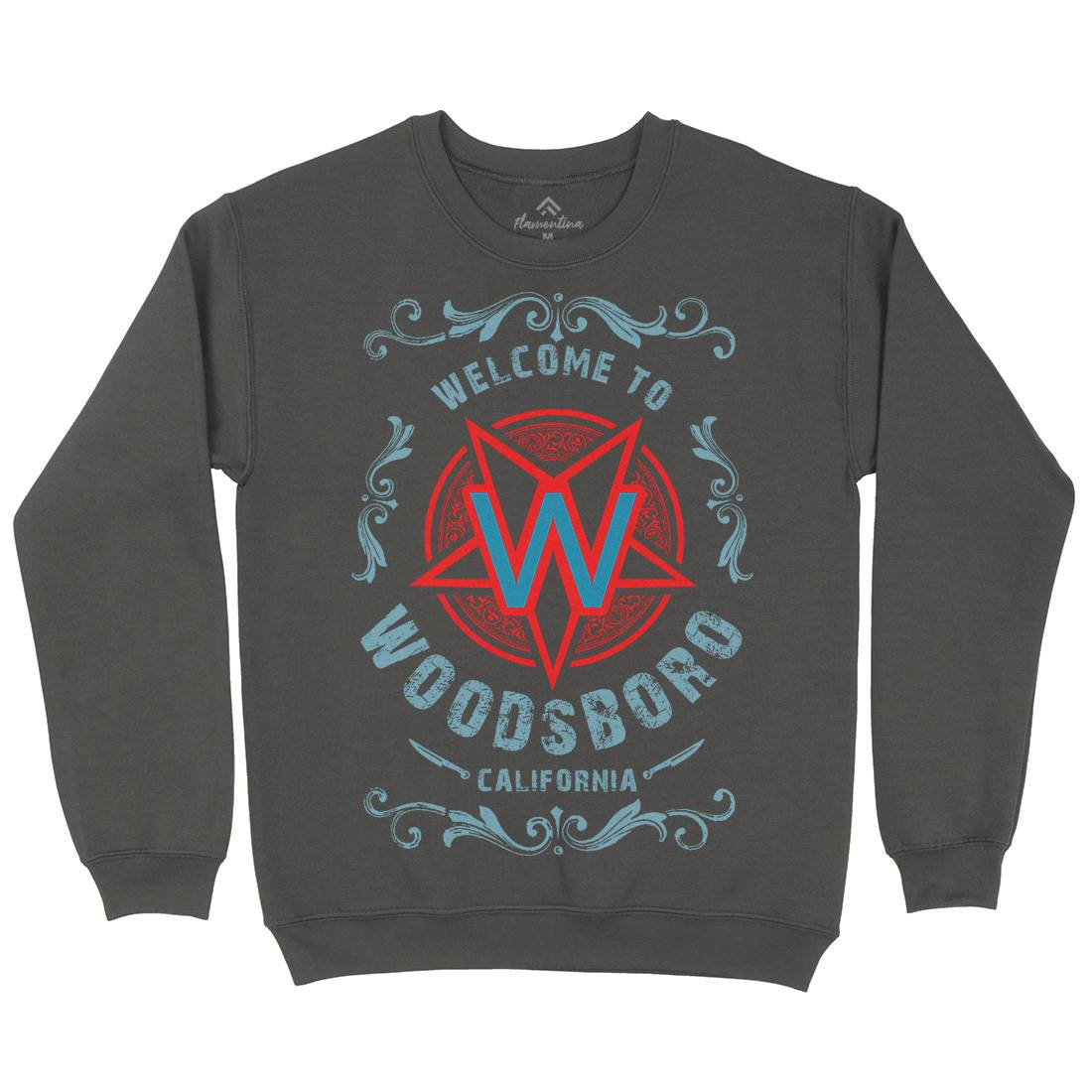 Woodsboro Kids Crew Neck Sweatshirt Horror D292