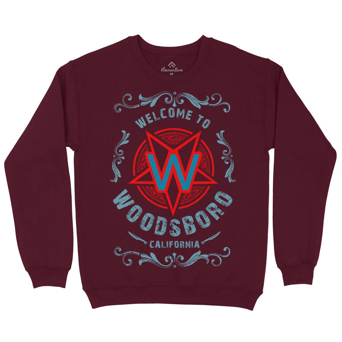 Woodsboro Kids Crew Neck Sweatshirt Horror D292