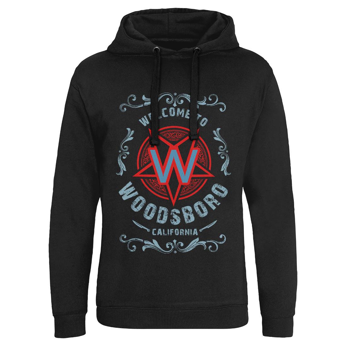 Woodsboro Mens Hoodie Without Pocket Horror D292