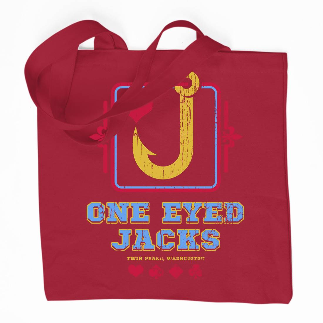 One Eyed Jacks Organic Premium Cotton Tote Bag Horror D293