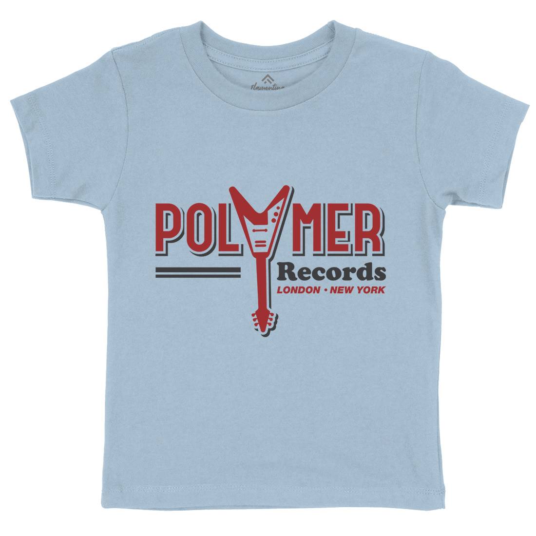 Polymer Kids Crew Neck T-Shirt Music D294