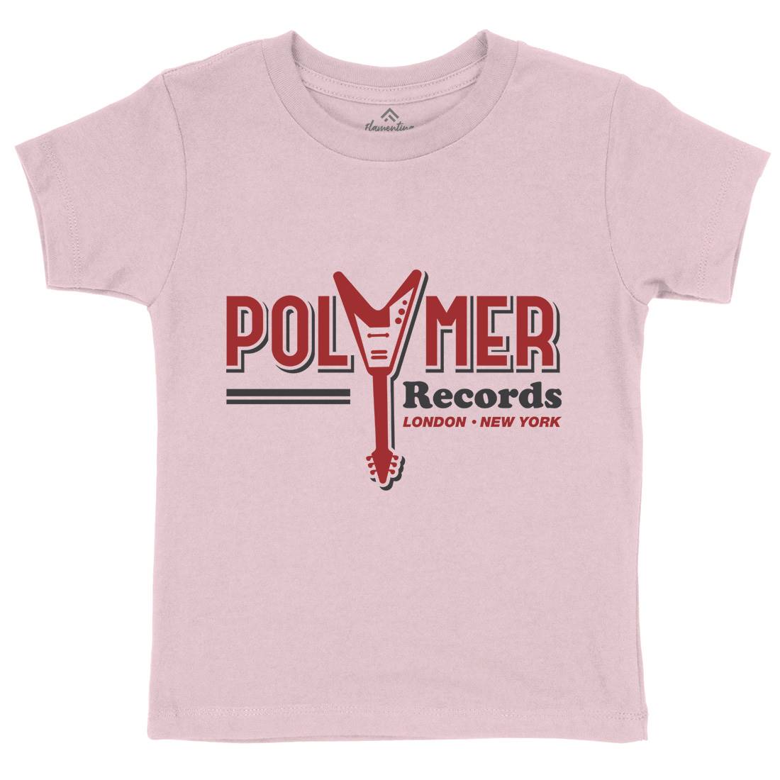 Polymer Kids Crew Neck T-Shirt Music D294