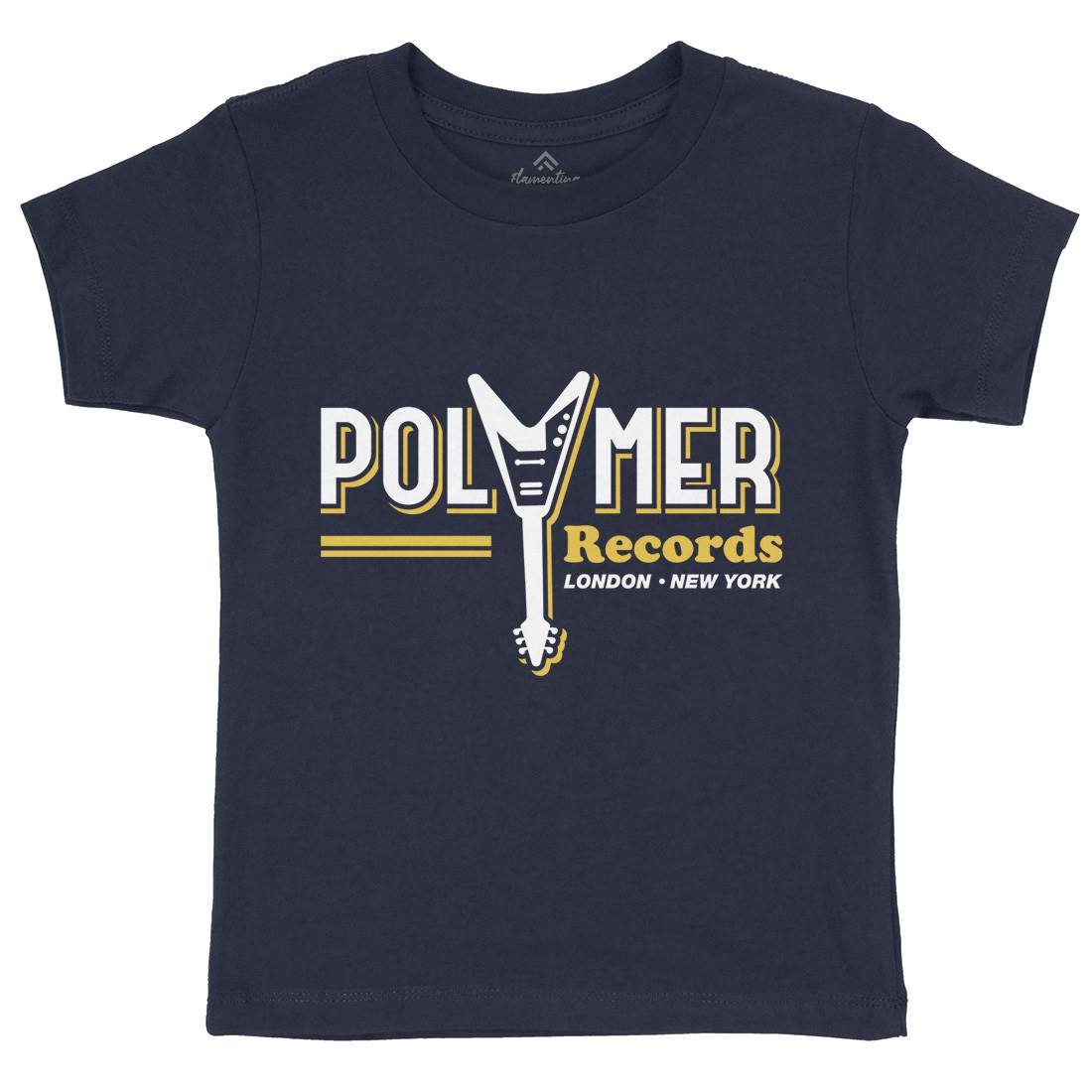 Polymer Kids Organic Crew Neck T-Shirt Music D294